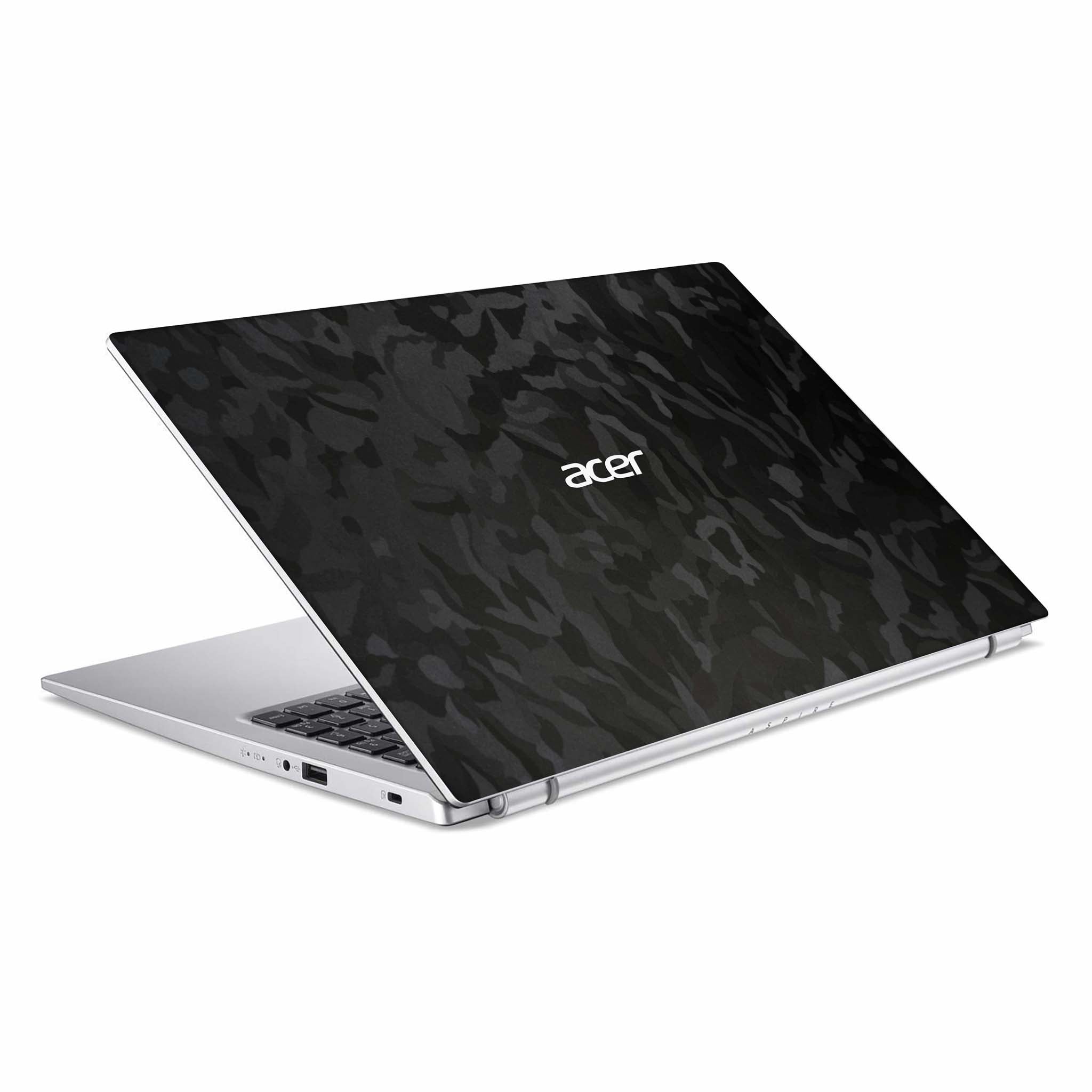 Black Camo Acer Skin Top View
