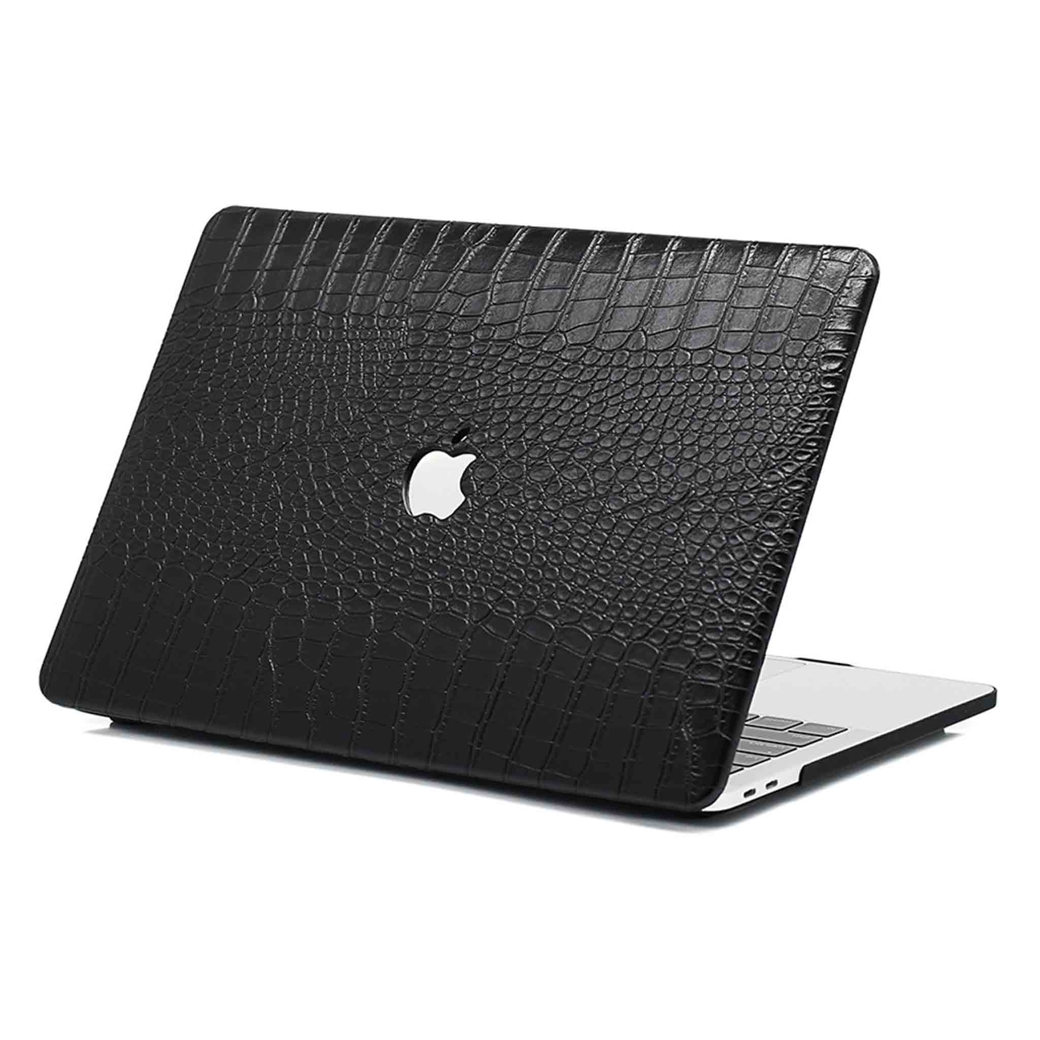 black crocodile macbook case