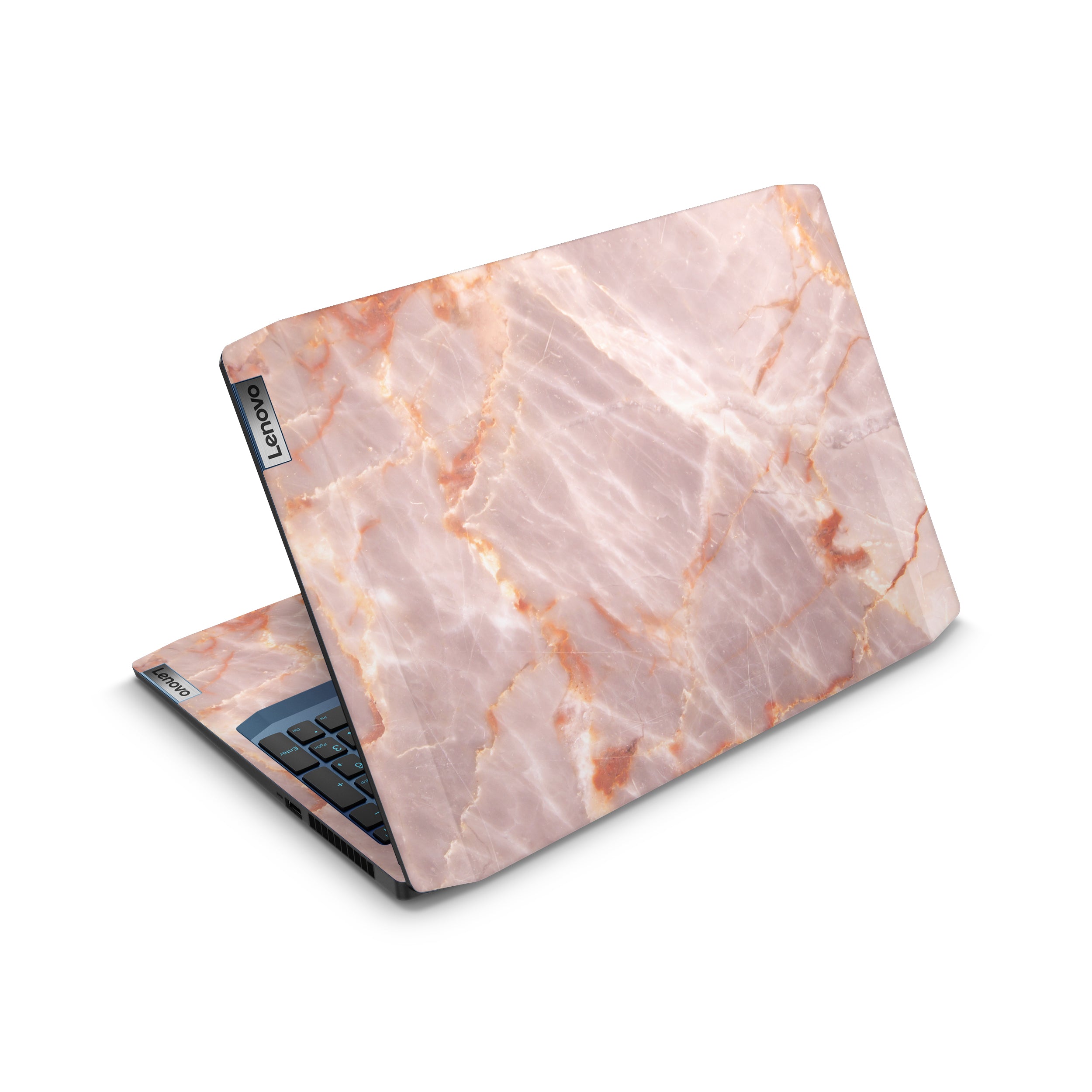blush marble lenovo skin