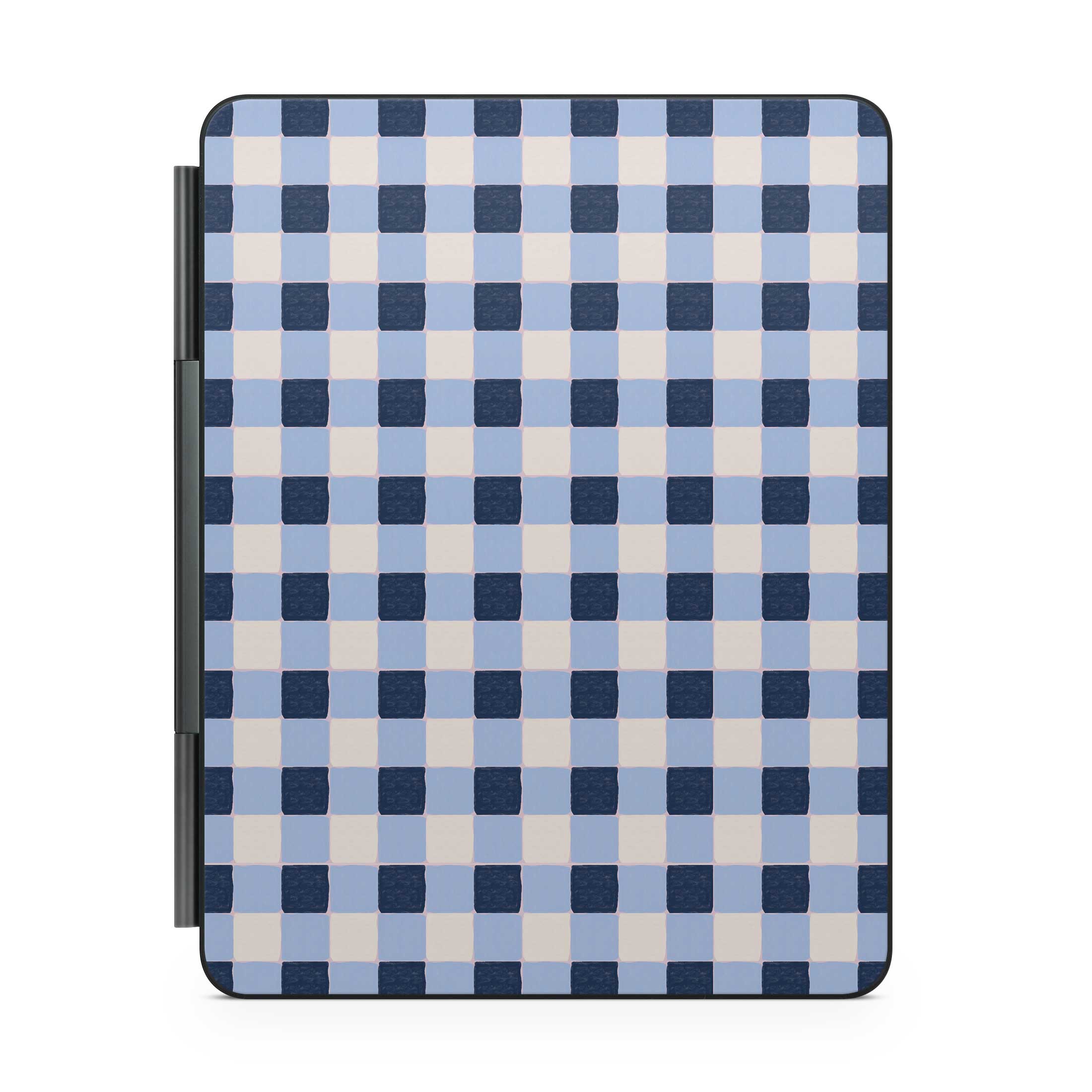 country quilt magic keyboard skin for ipad back view