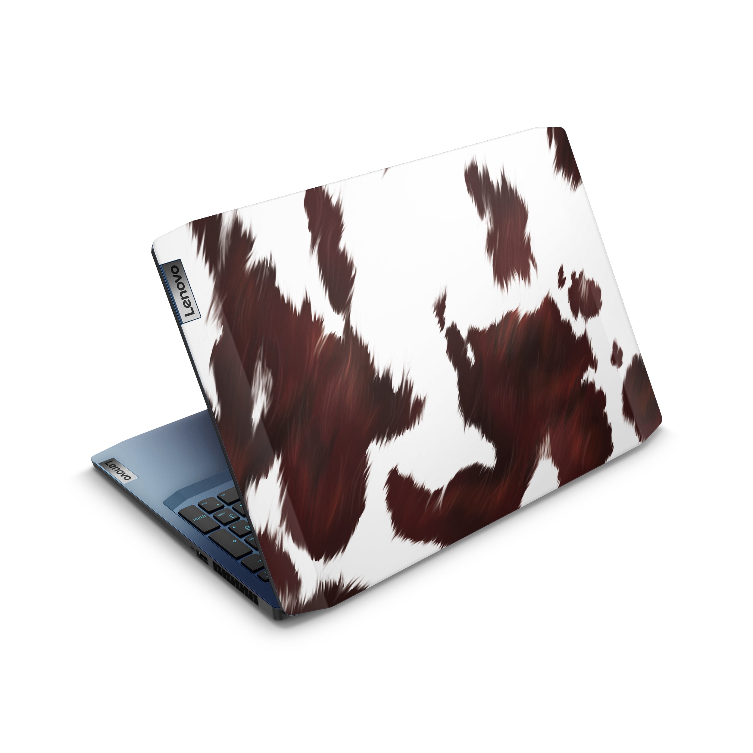 cowhide lenovo skin top view