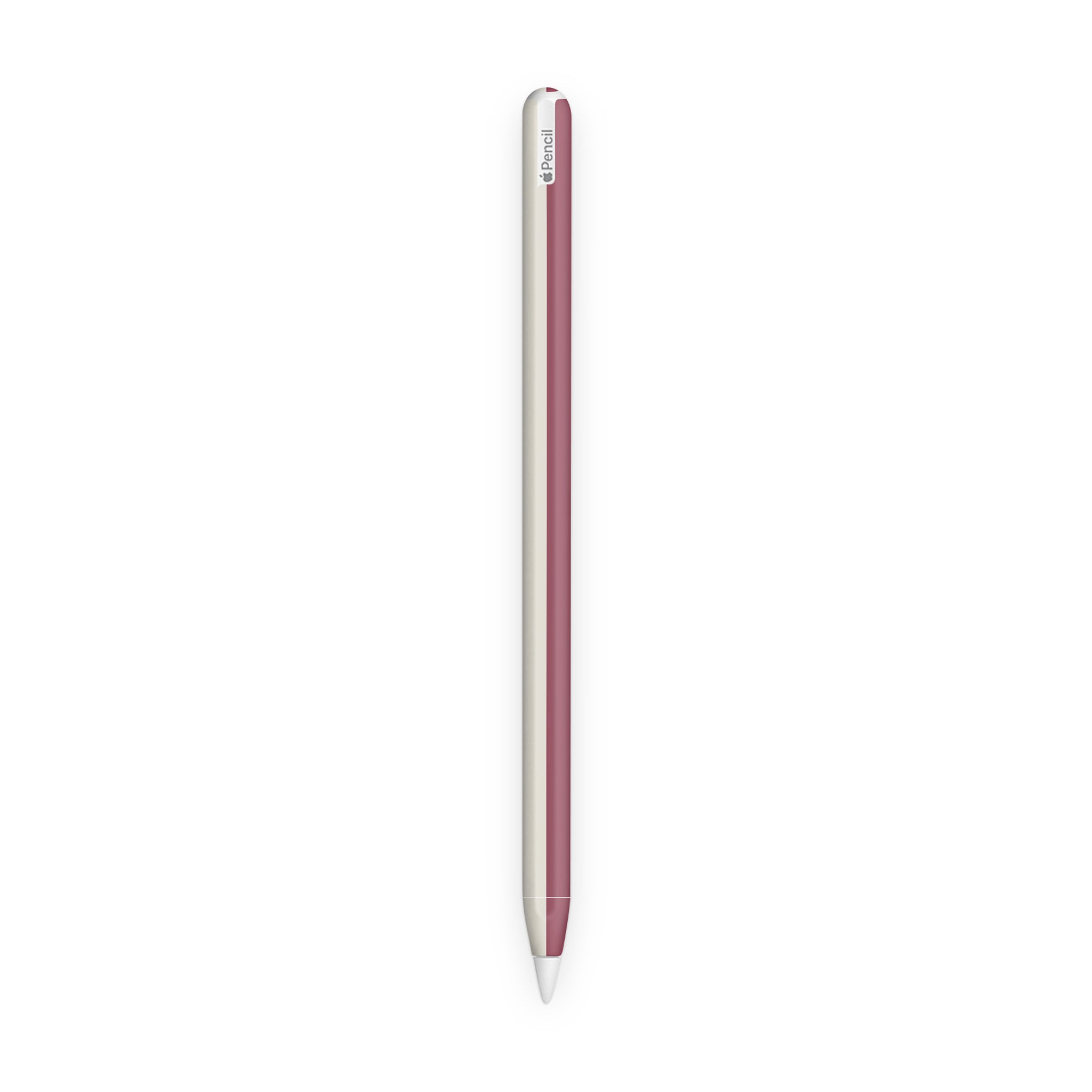 cranberry stripe apple pencil skin