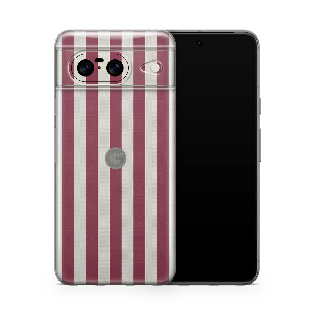 cranberry stripe google pixel case