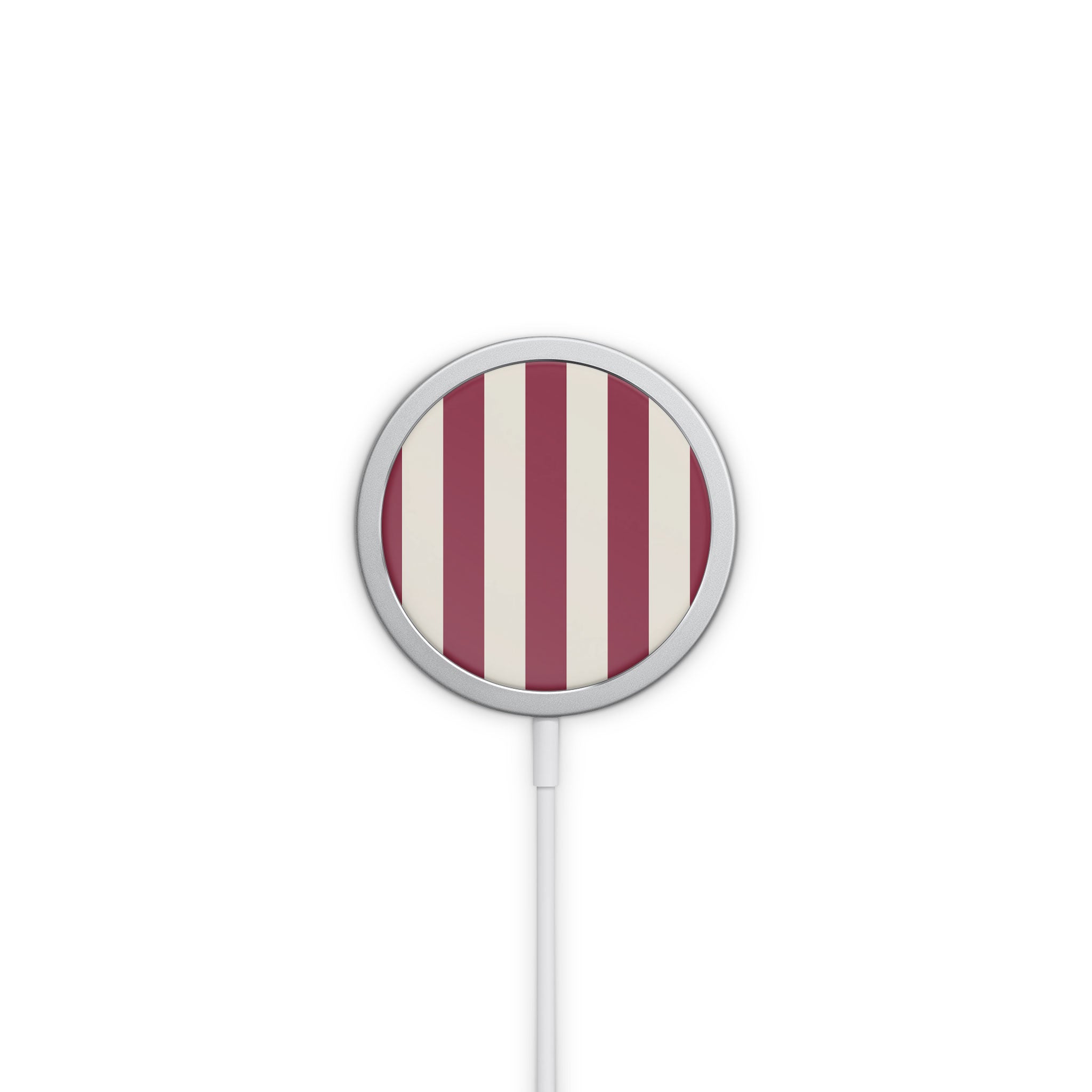 MagSafe Decal in Cranberry Stripe