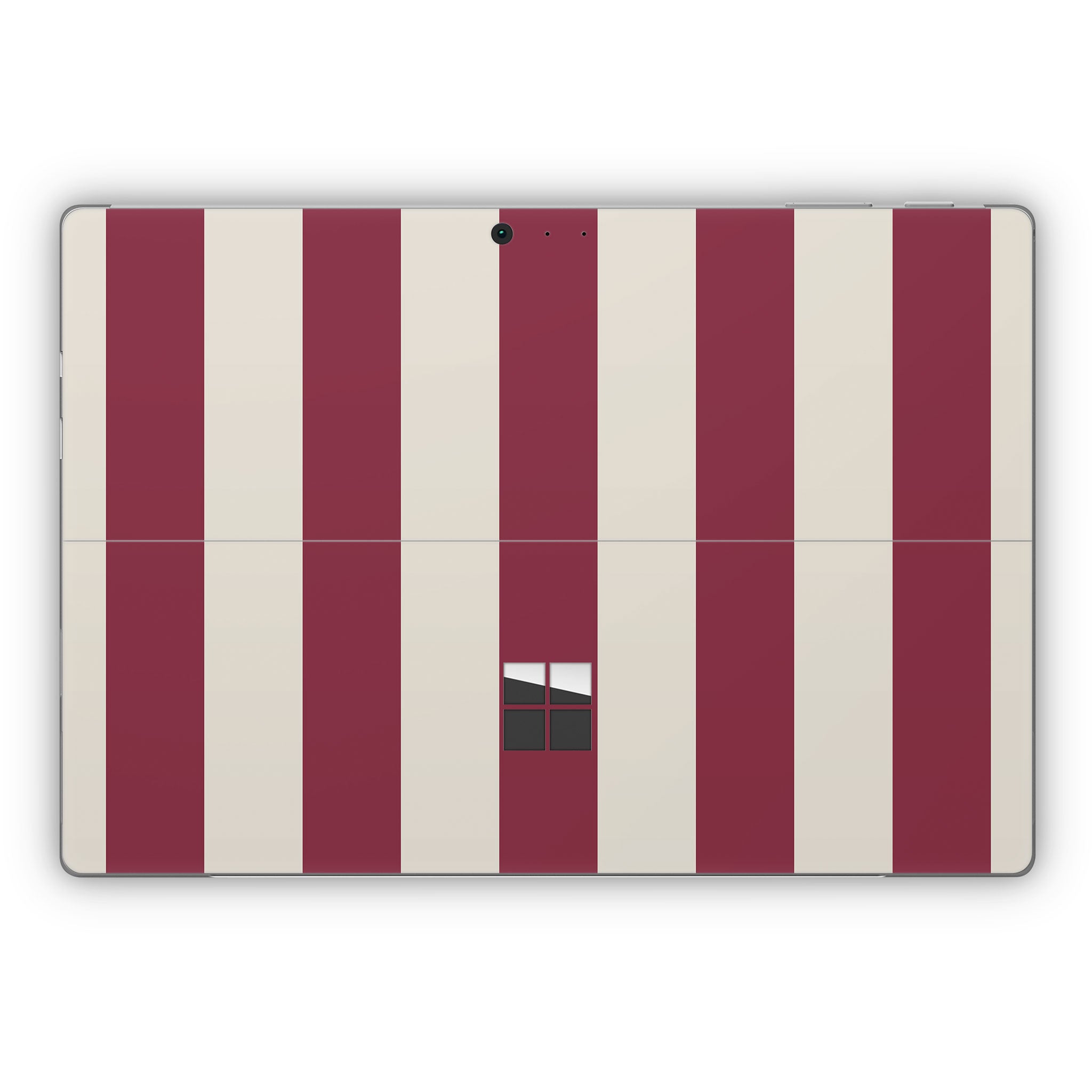 cranberry stripe microsoft surface skin