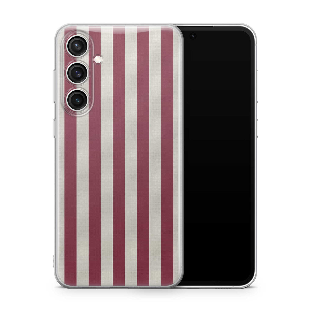cranberry stripe samsung galaxy case