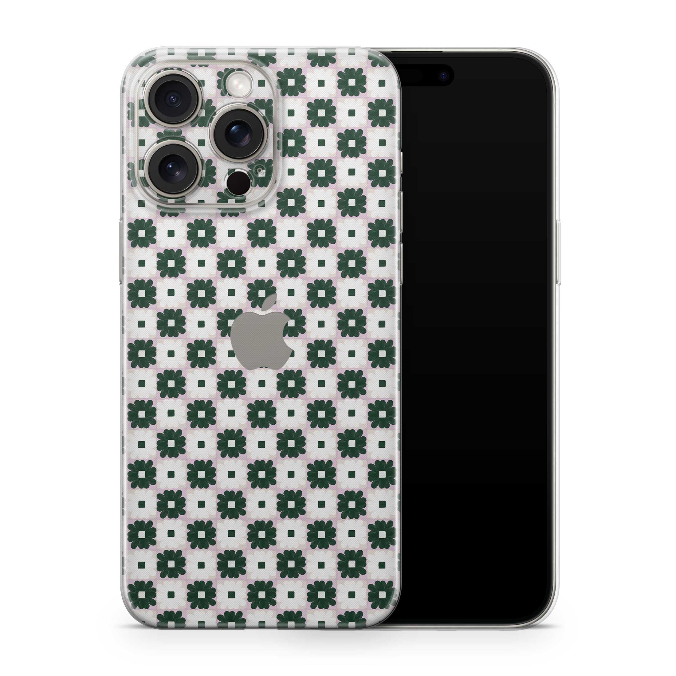 daisy quilt iphone skin + case