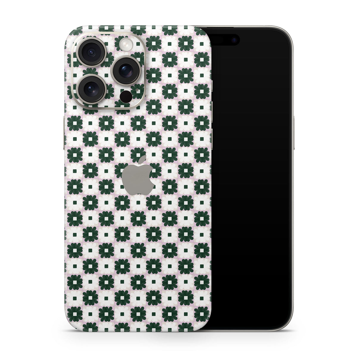 daisy quilt iphone skin