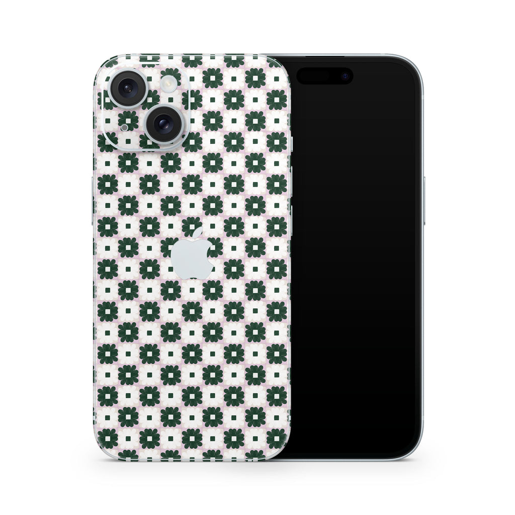 daisy quilt iphone 15 skin