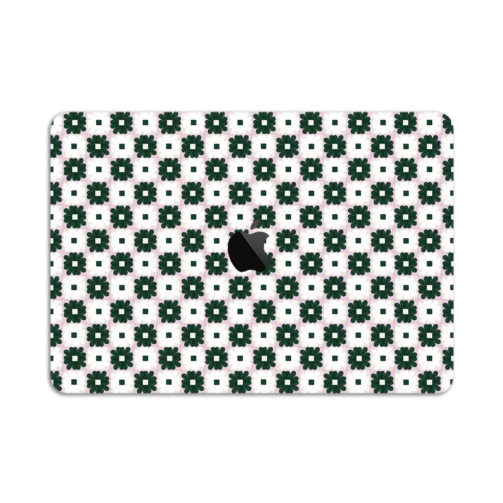 daisy quilt macbook skin
