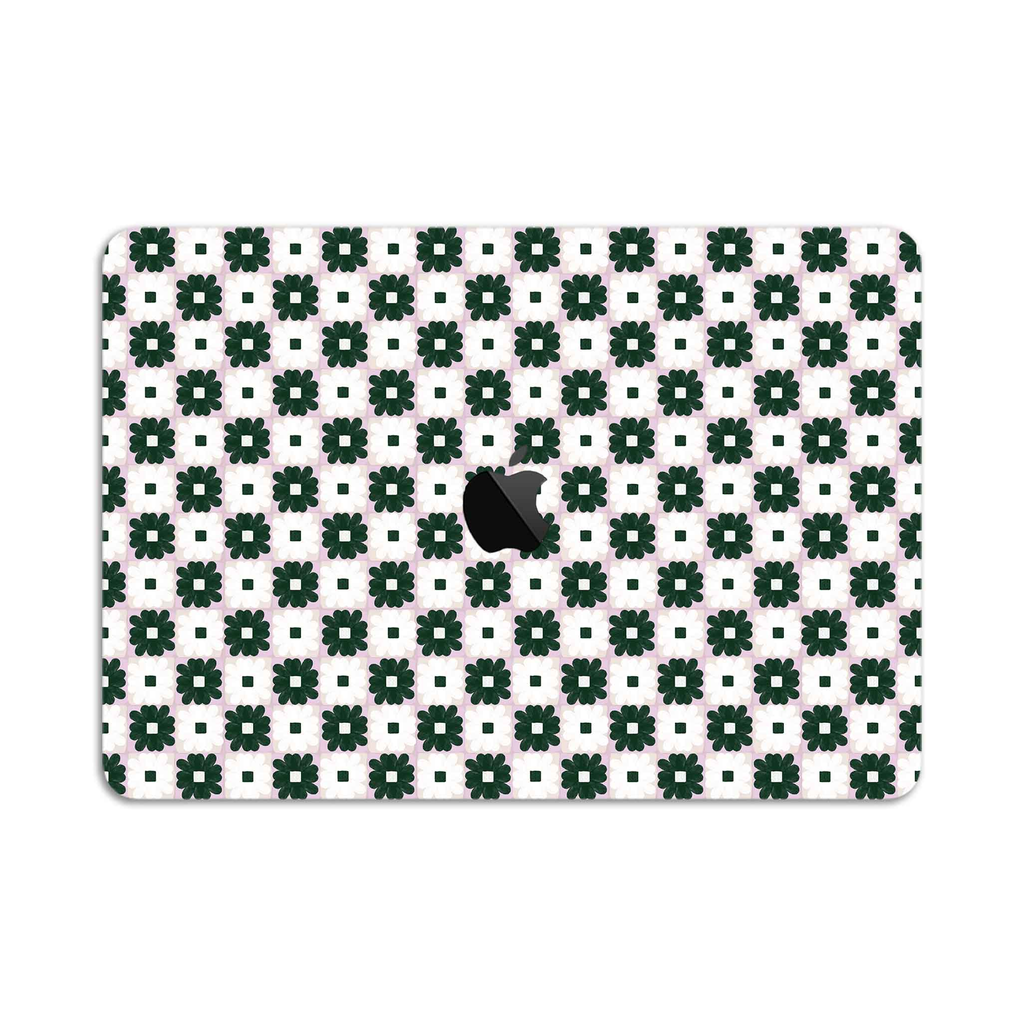 daisy quilt macbook skin