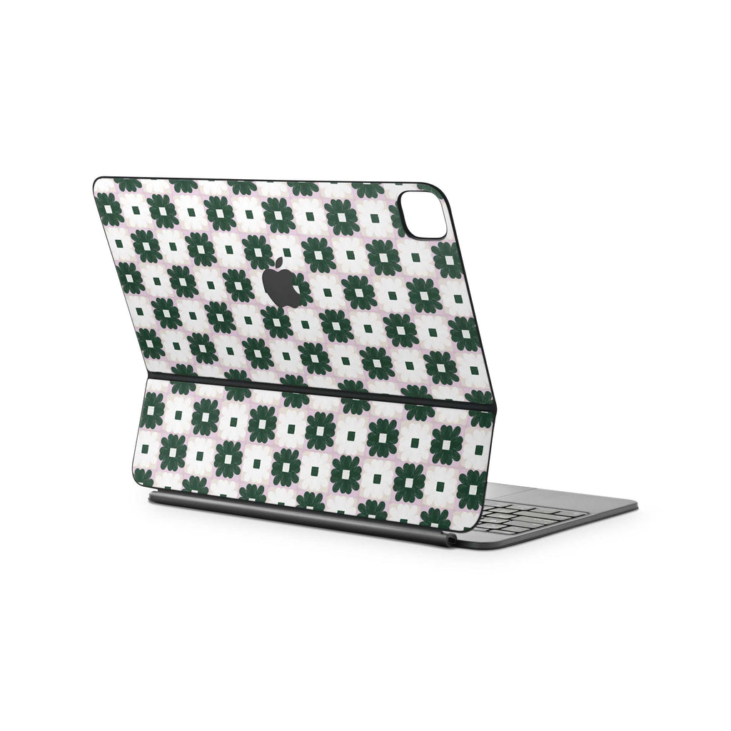 daisy quilt magic keyboard skin for ipad