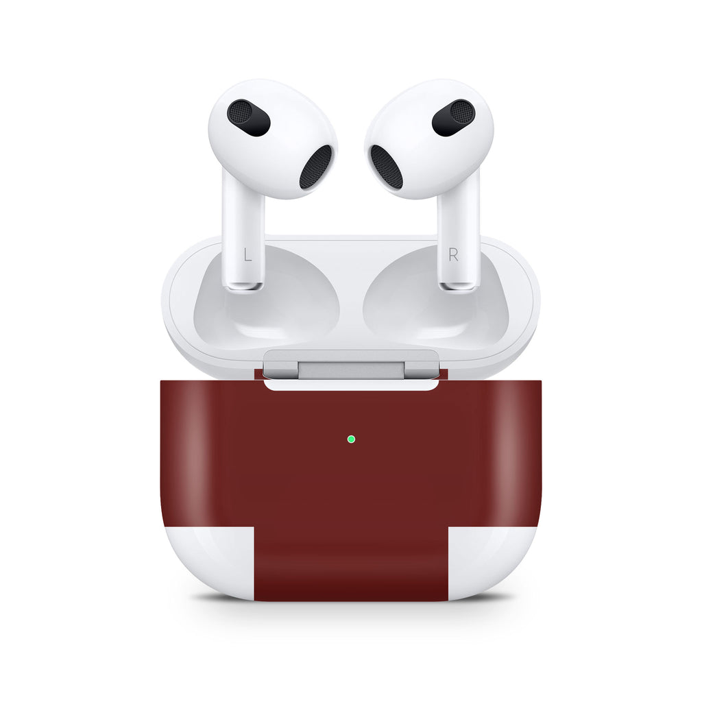 Deep Red AirPods Skin
