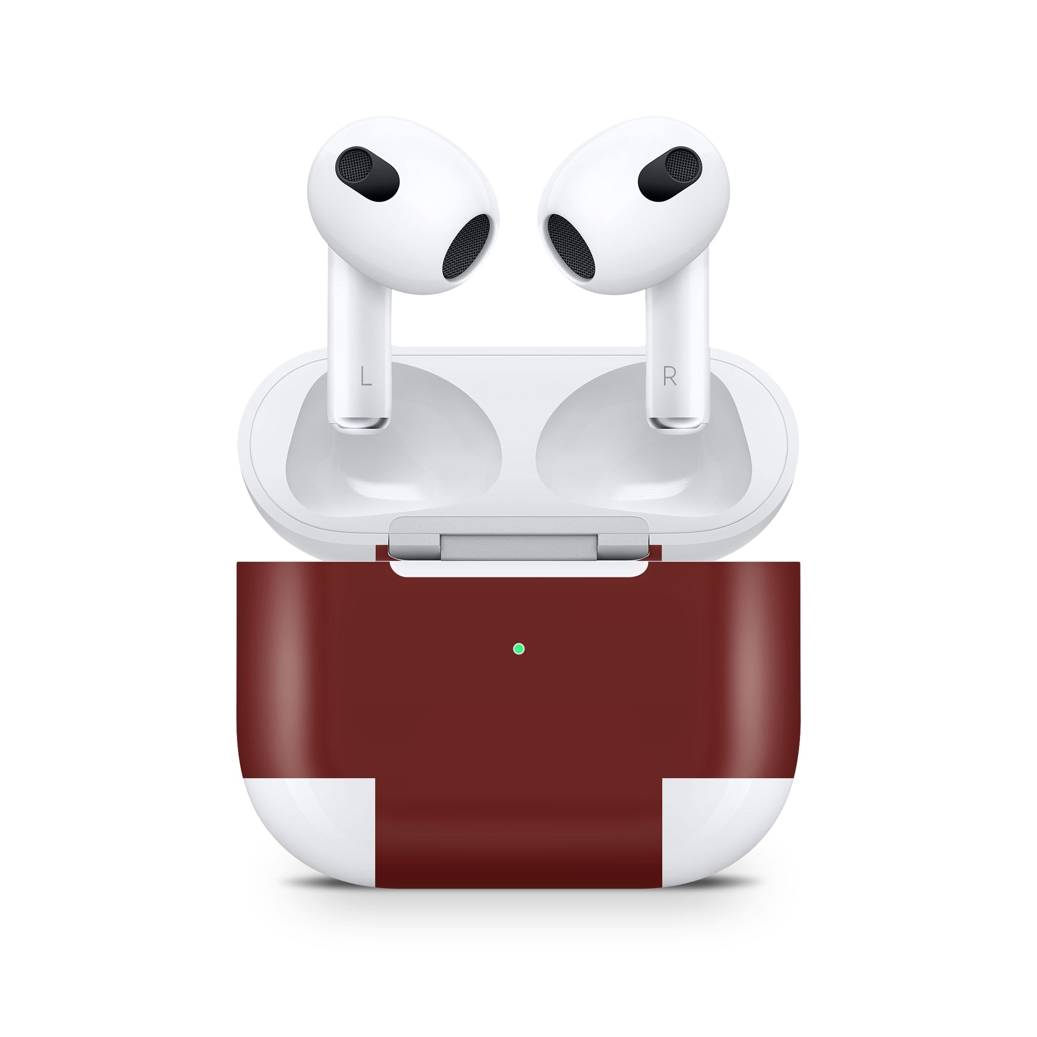Deep Red AirPods Skin