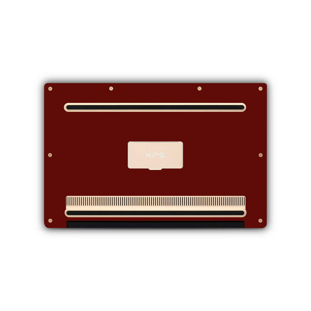 deep red dell skin bottom view