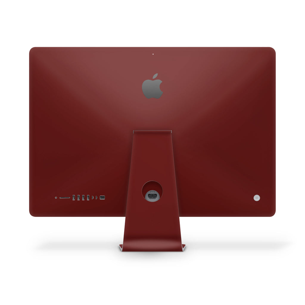 Deep Red iMac Skin