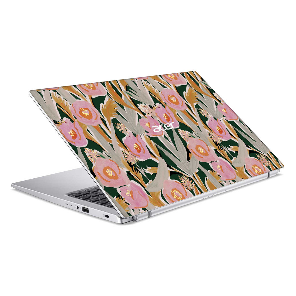 fall floral acer skin top view