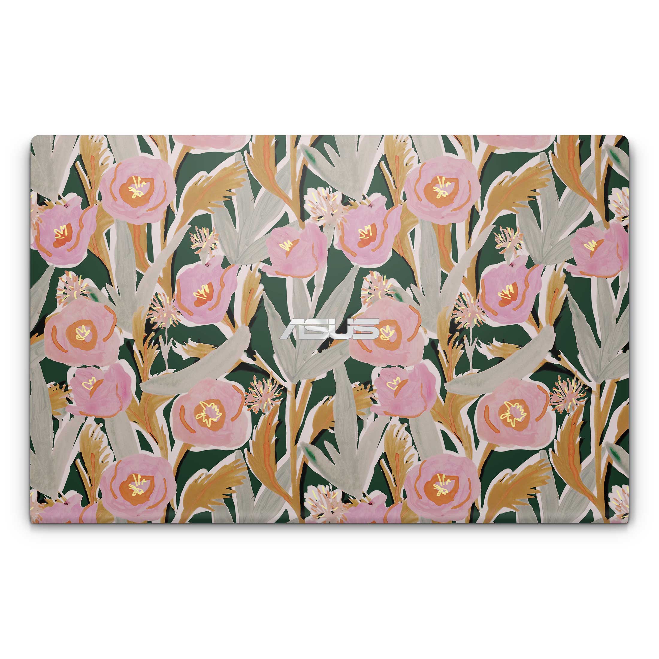 Fall Floral Asus Skin Top View