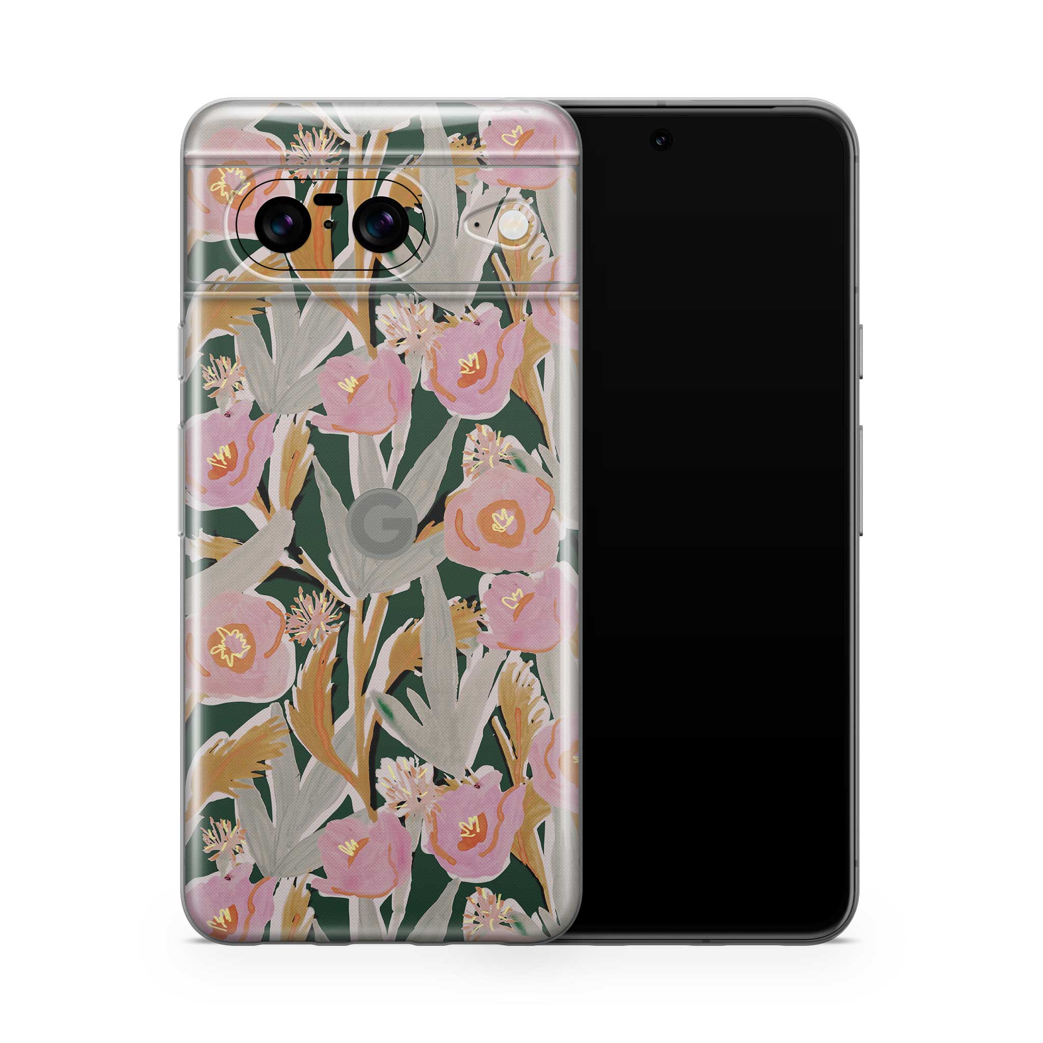 fall floral google pixel case