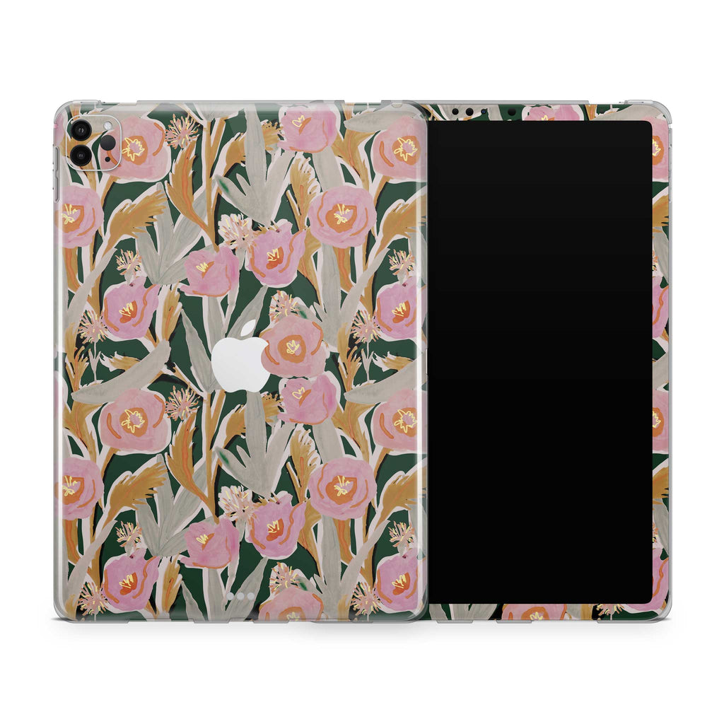 fall floral iPad skin + case