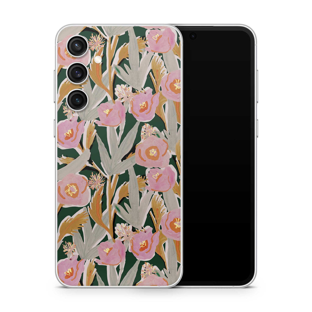 fall floral samsung galaxy skin