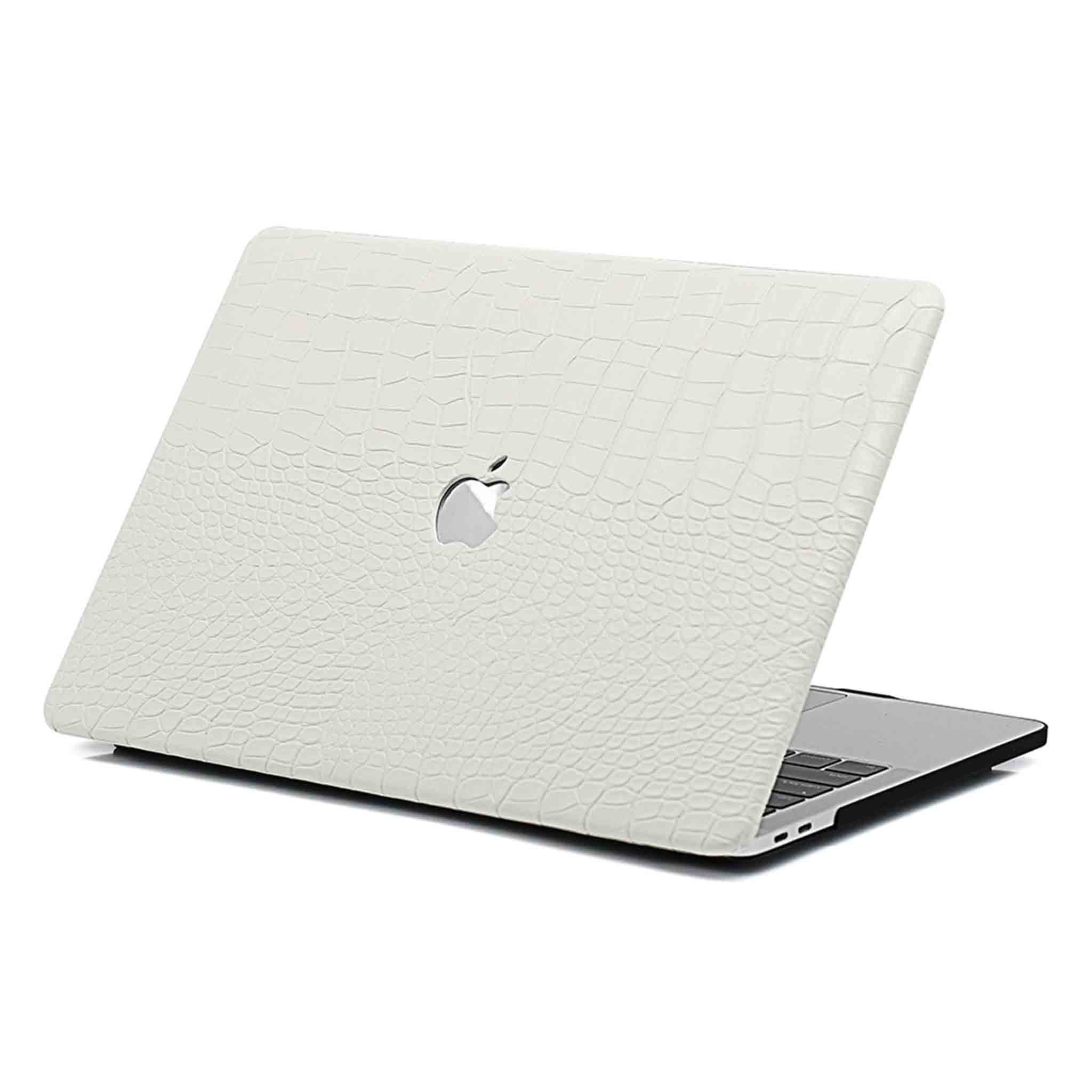 White Crocodile MacBook Case | Uniqfind