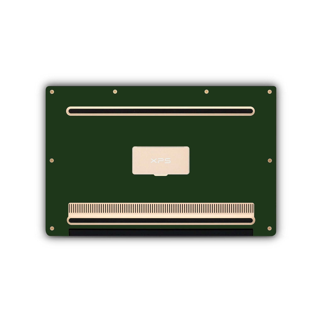 forest green dell skin bottom view