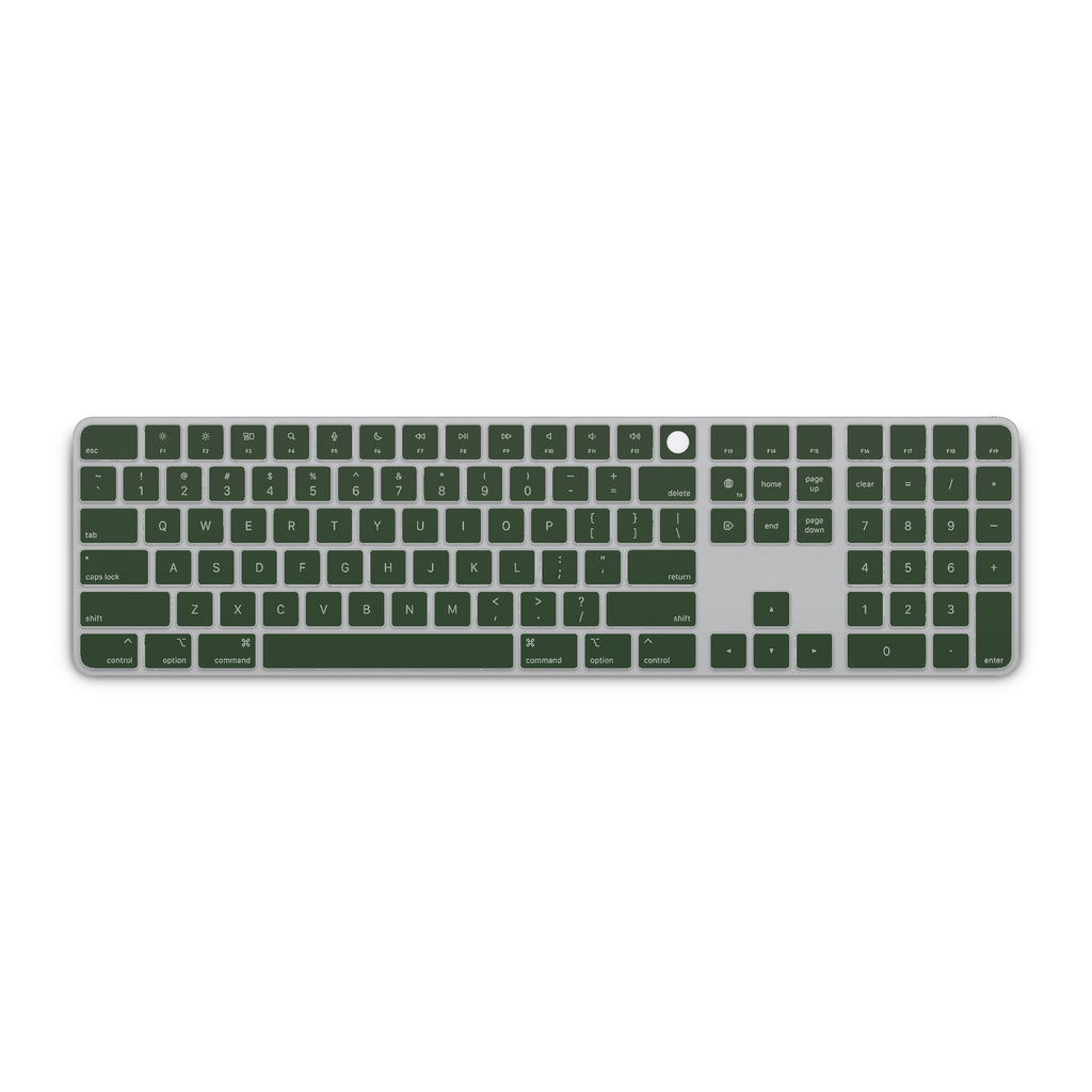 Forest Green Magic Keyboard Skin