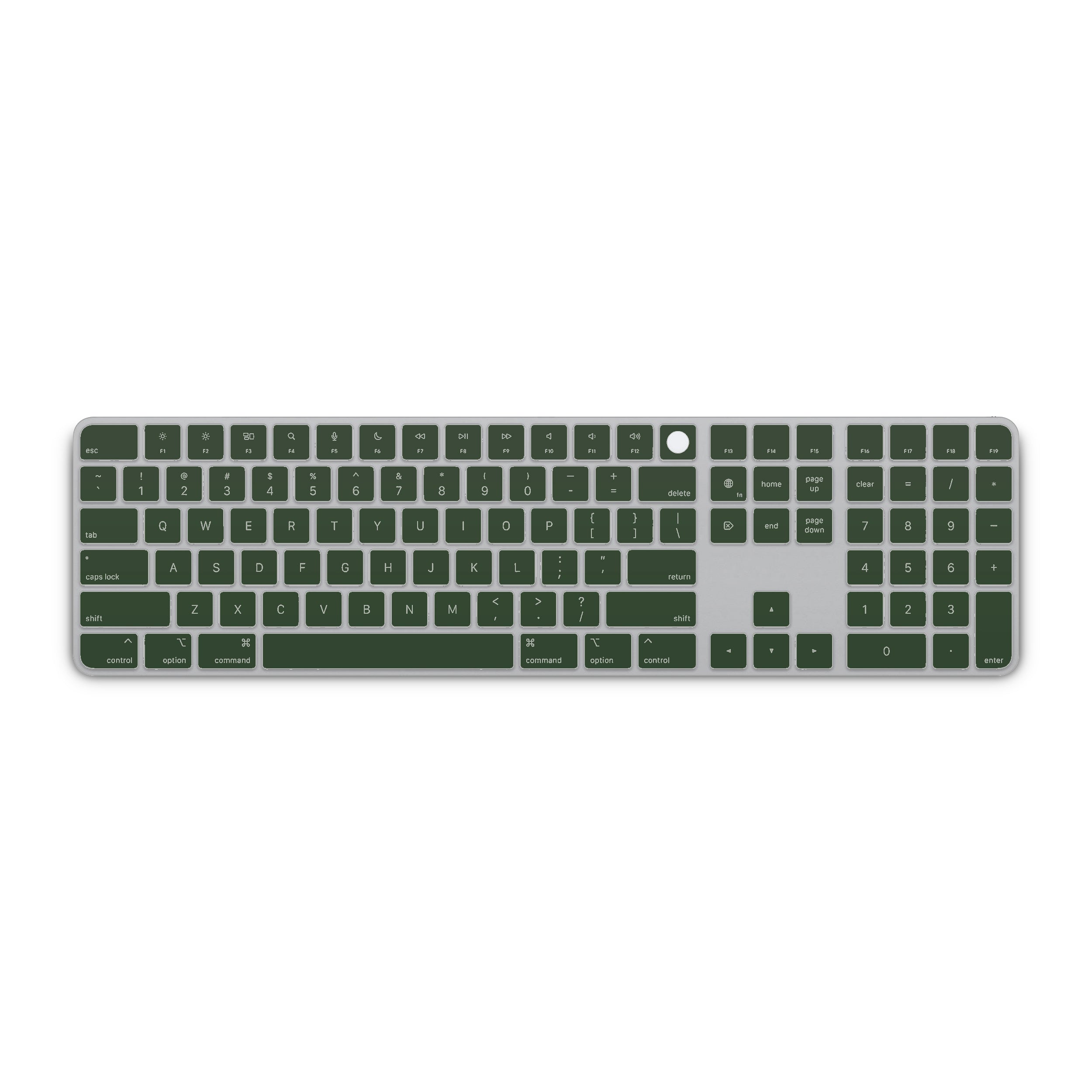 Forest Green Magic Keyboard Skin