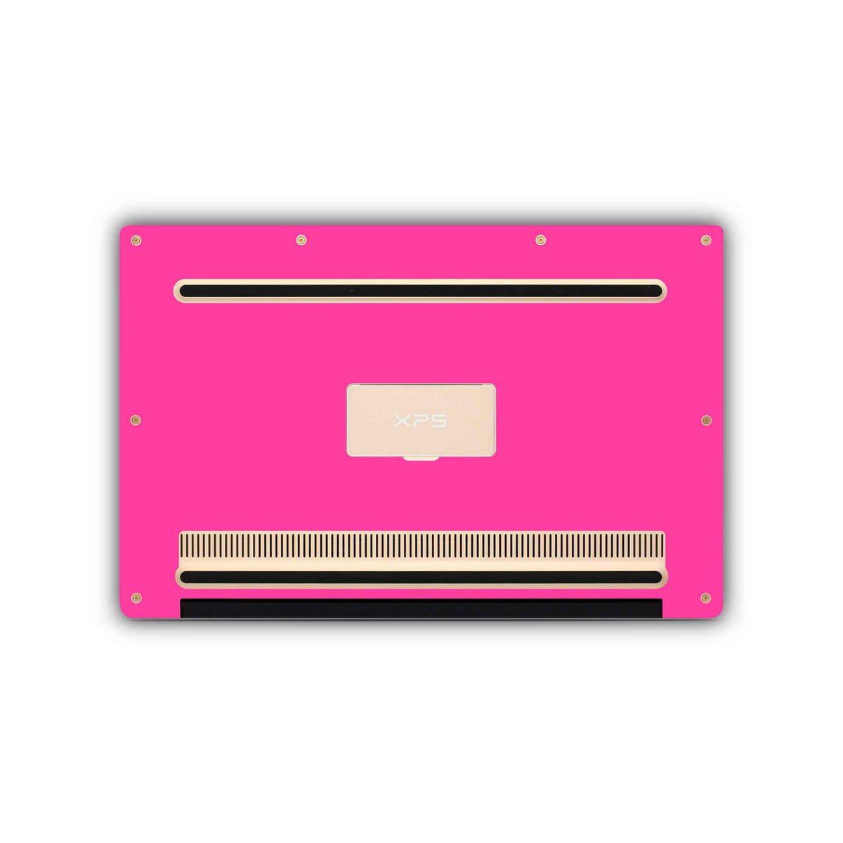 hot pink dell skin bottom view