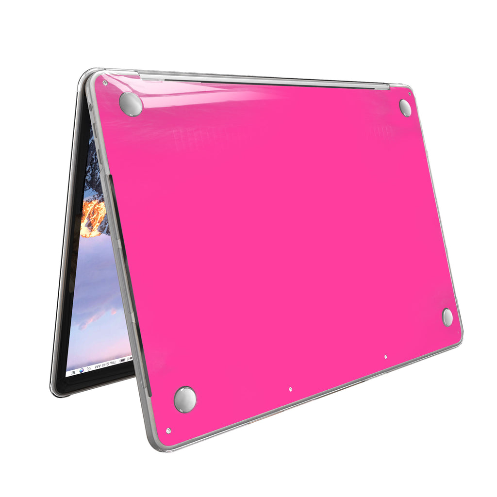 Hot Pink MacBook Case + Skin