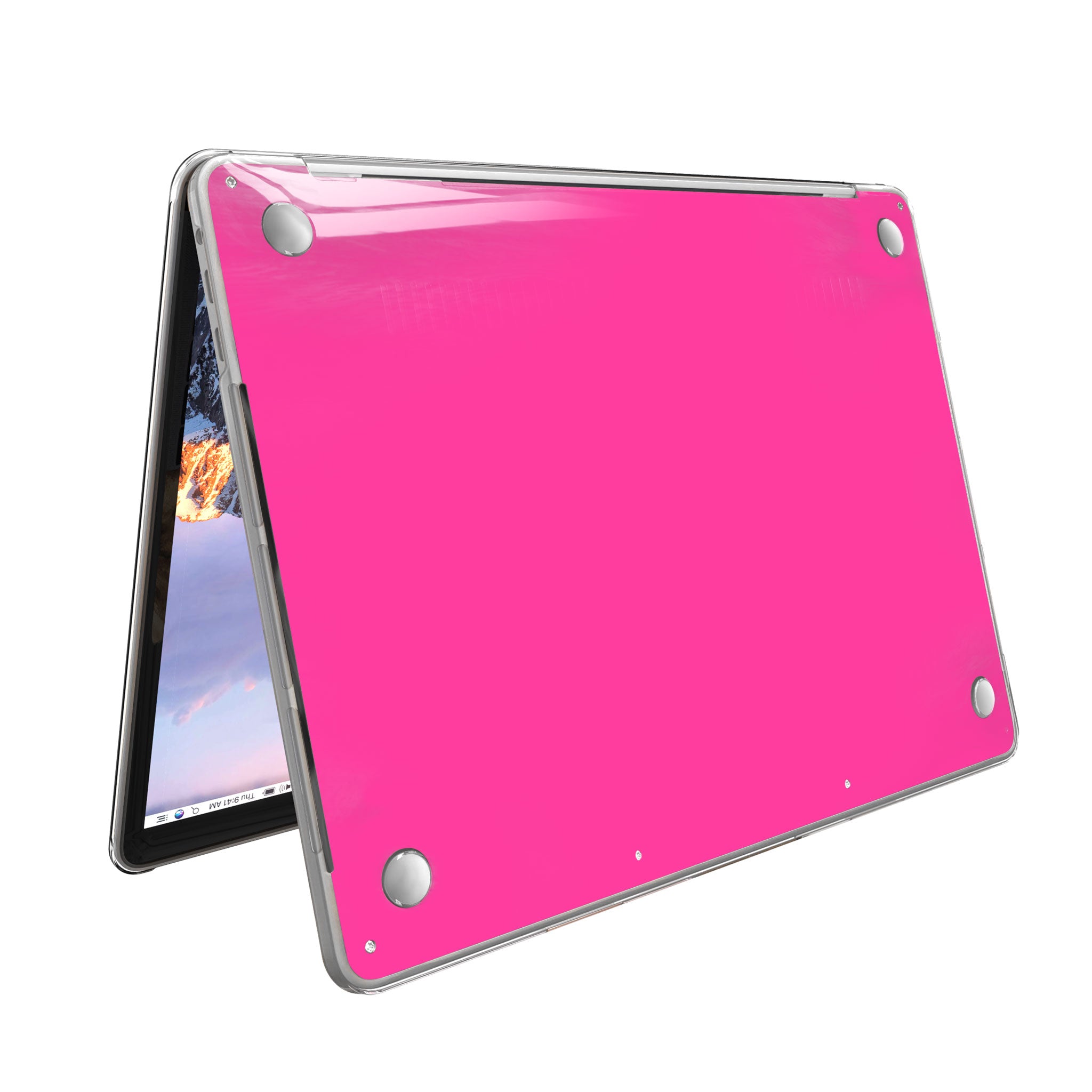 Hot Pink MacBook Case + Skin