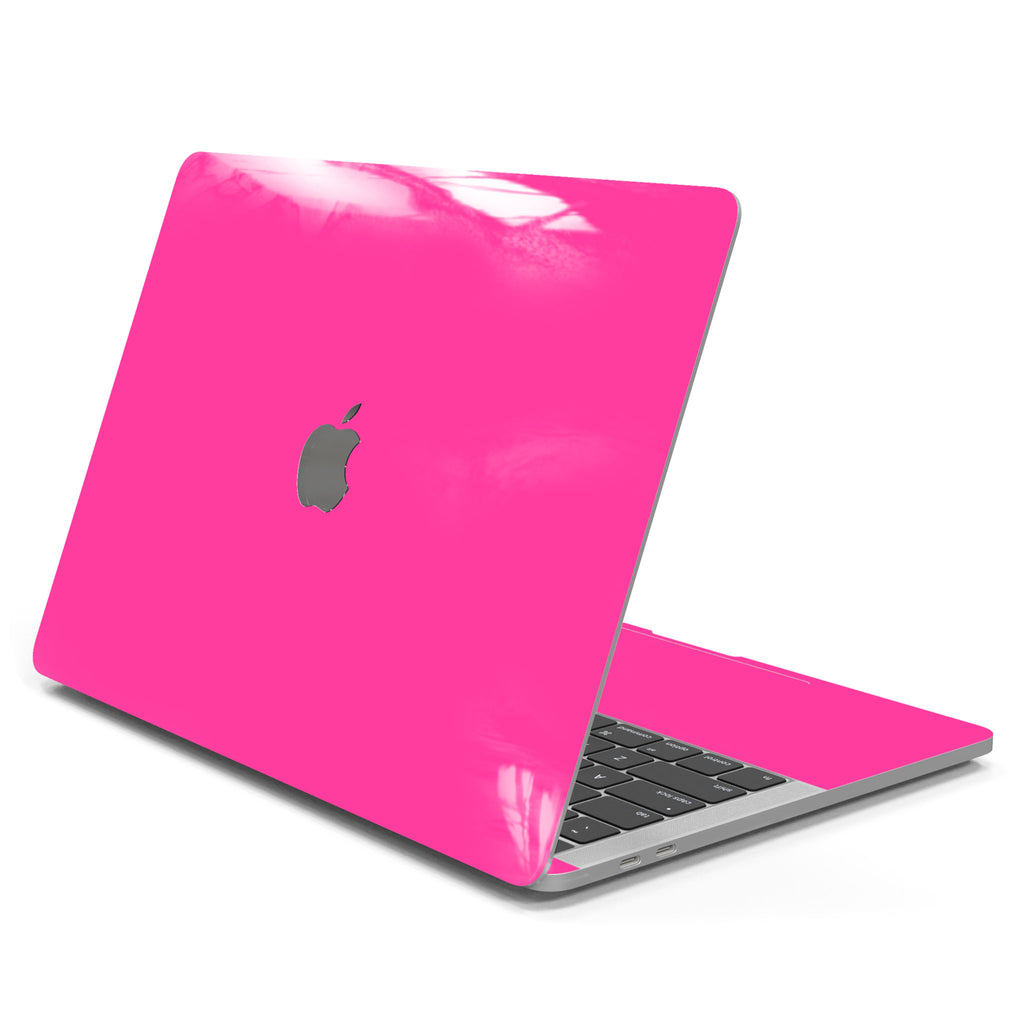Hot Pink MacBook Case + Skin