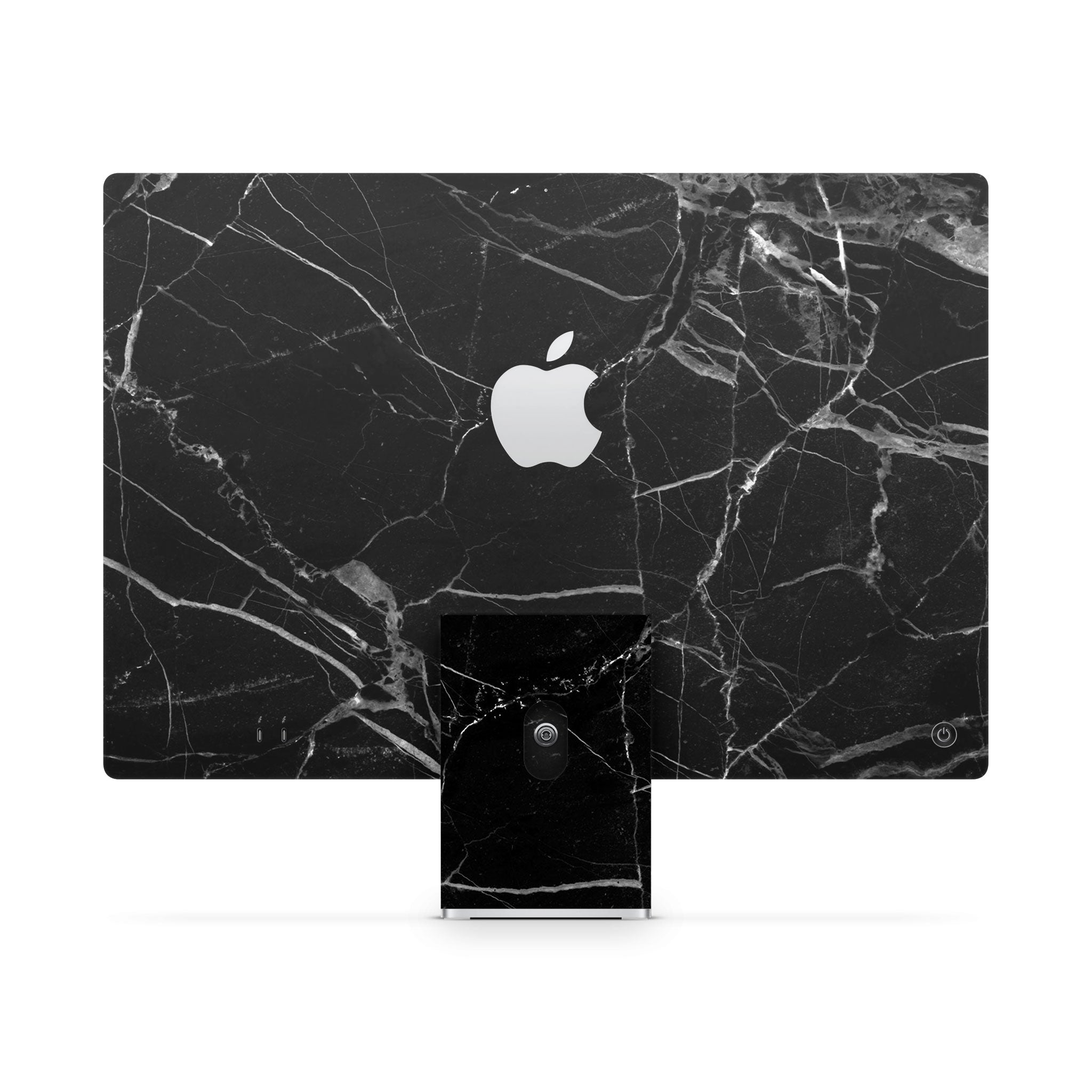 Black Hyper Marble iMac Skin