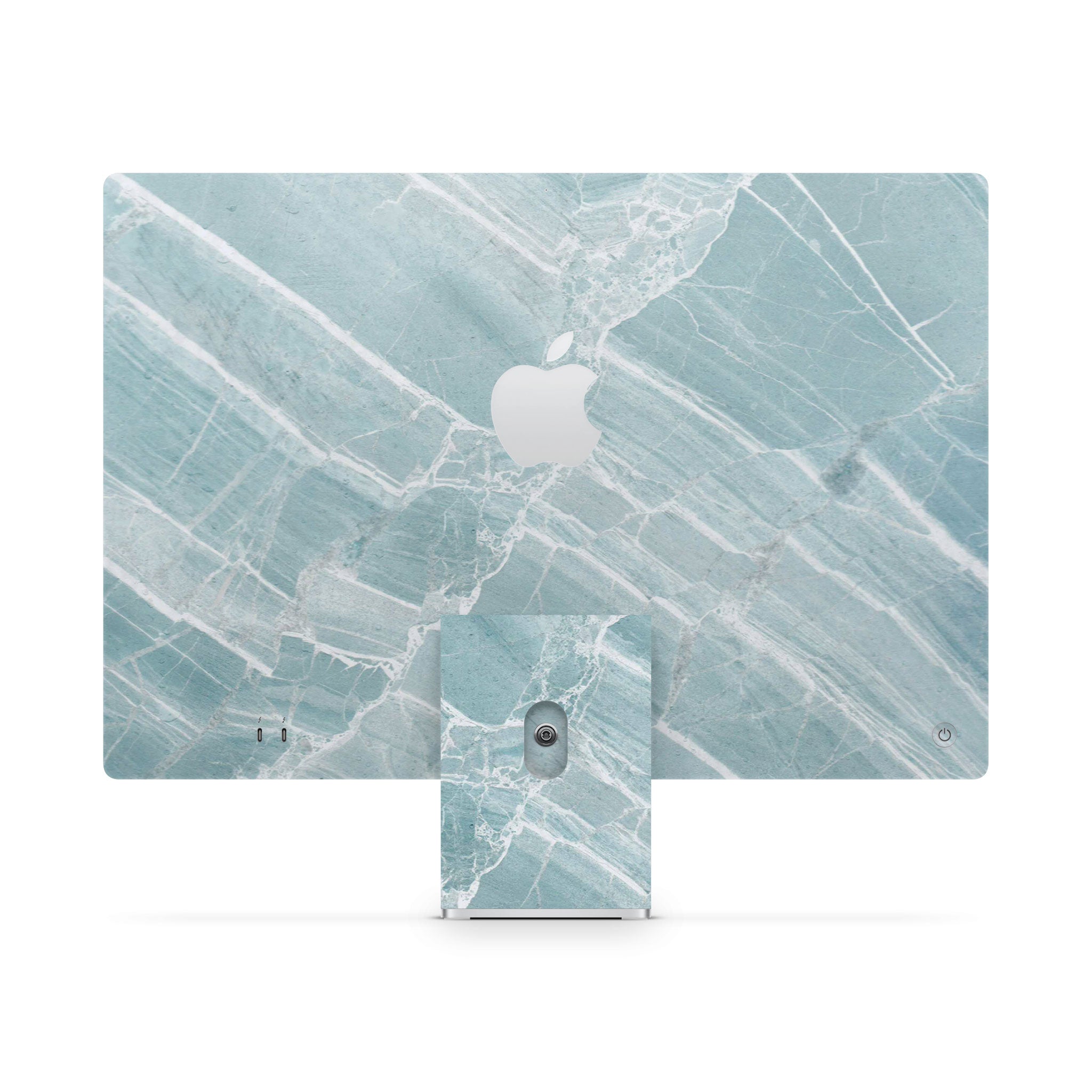 Mint Marble iMac Skin