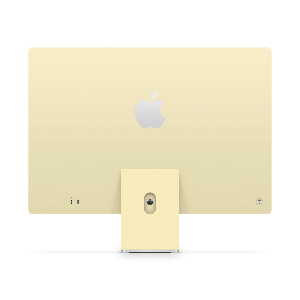 Soft Yellow iMac Skin