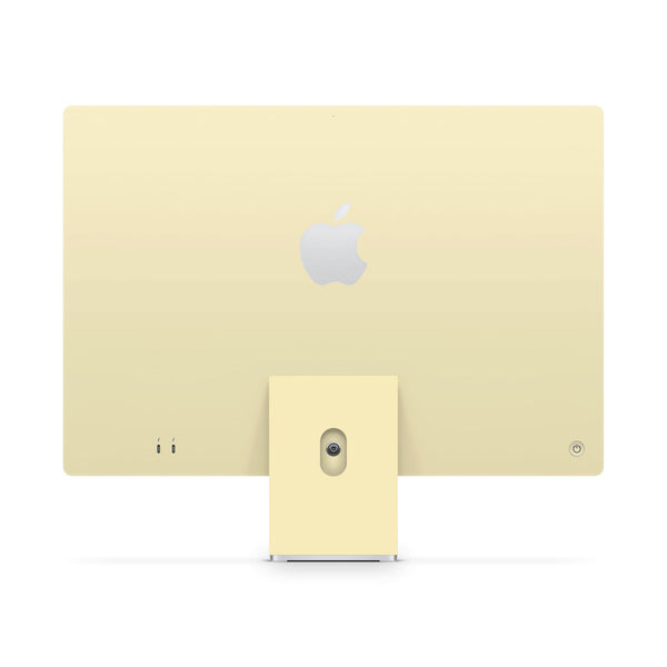 Soft Yellow iMac Skin - Uniqfind