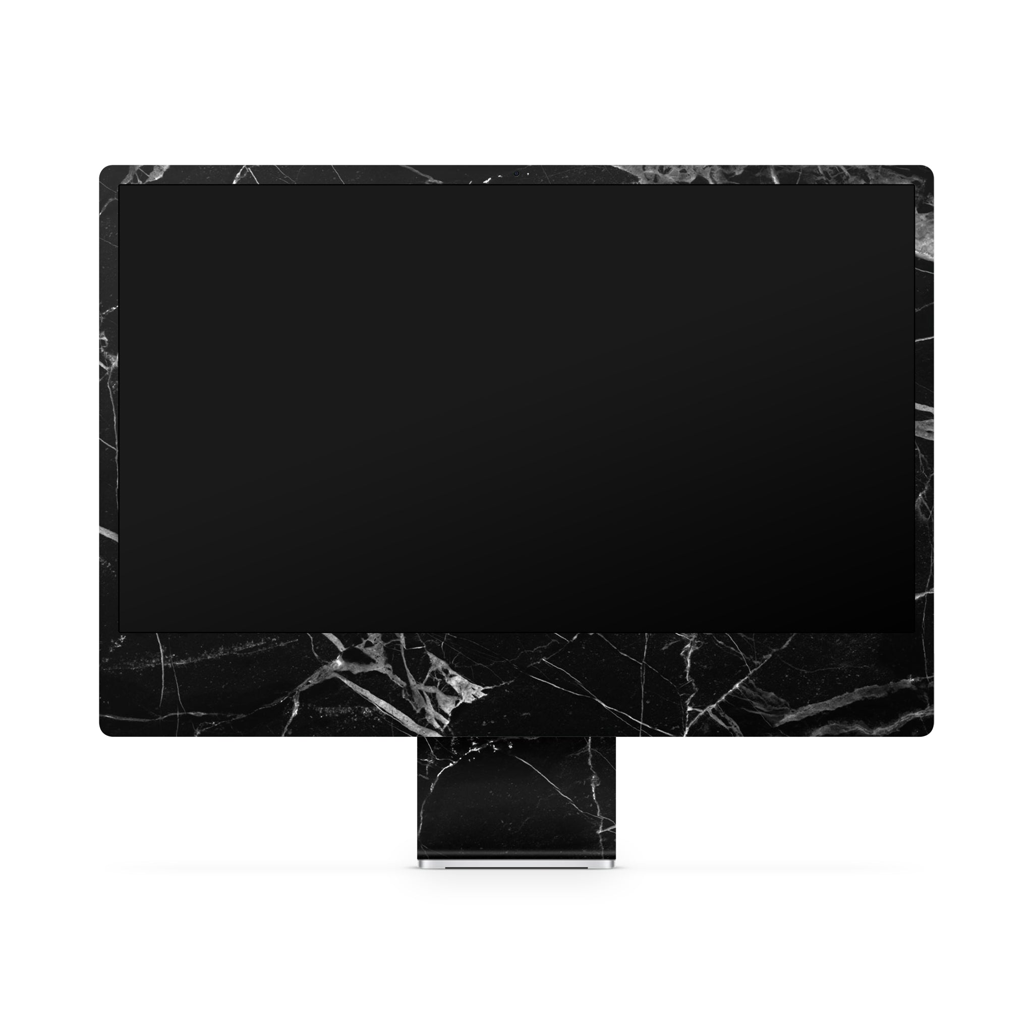 Black Hyper Marble iMac Skin
