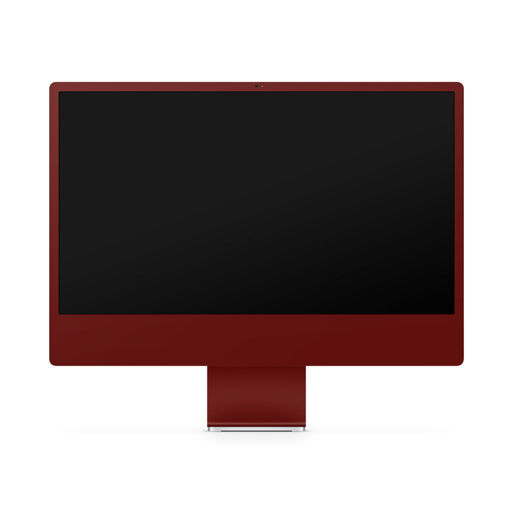 Deep Red iMac Skin