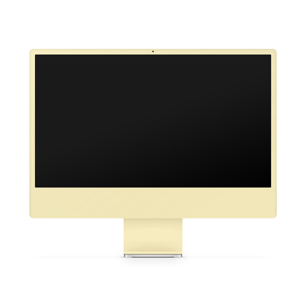 Soft Yellow iMac Skin