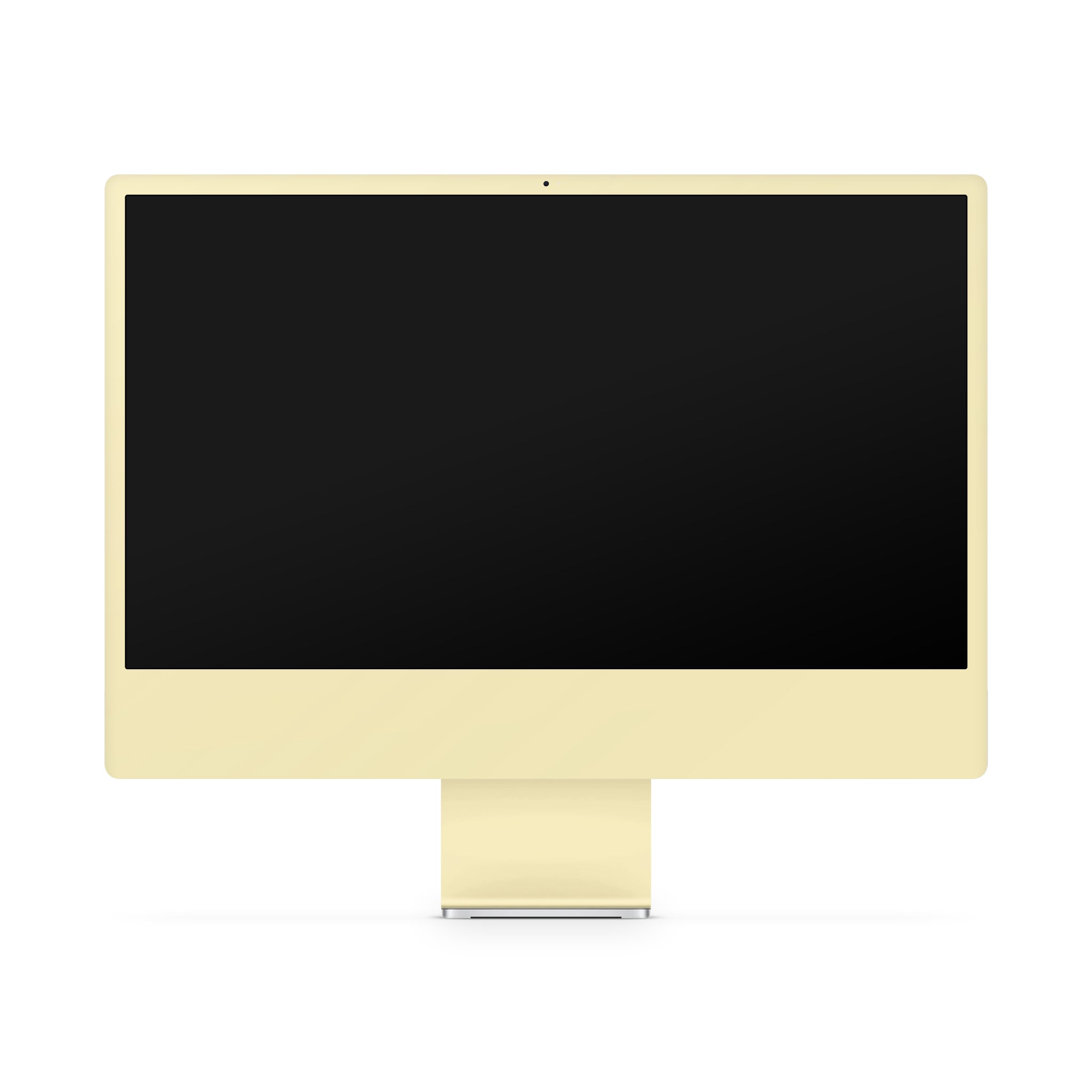 Soft Yellow iMac Skin
