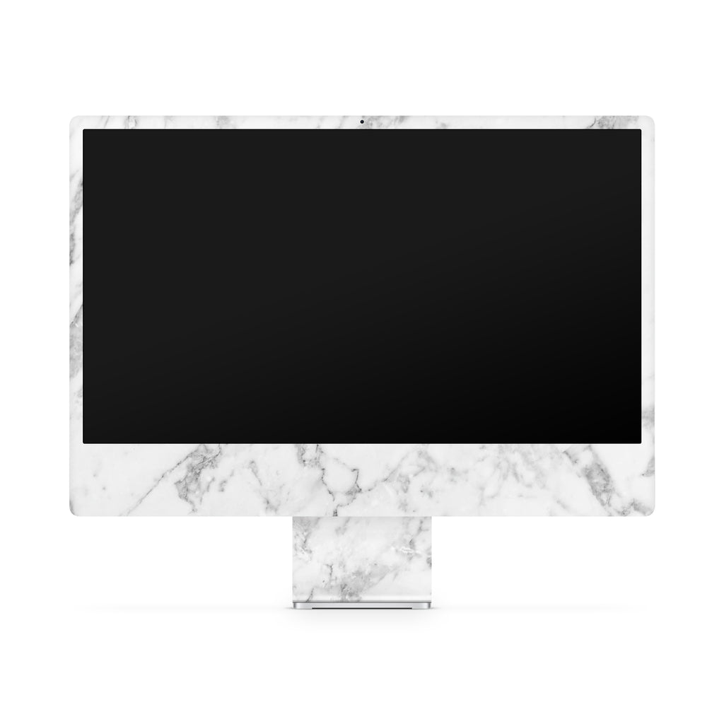 White Marble iMac Skin