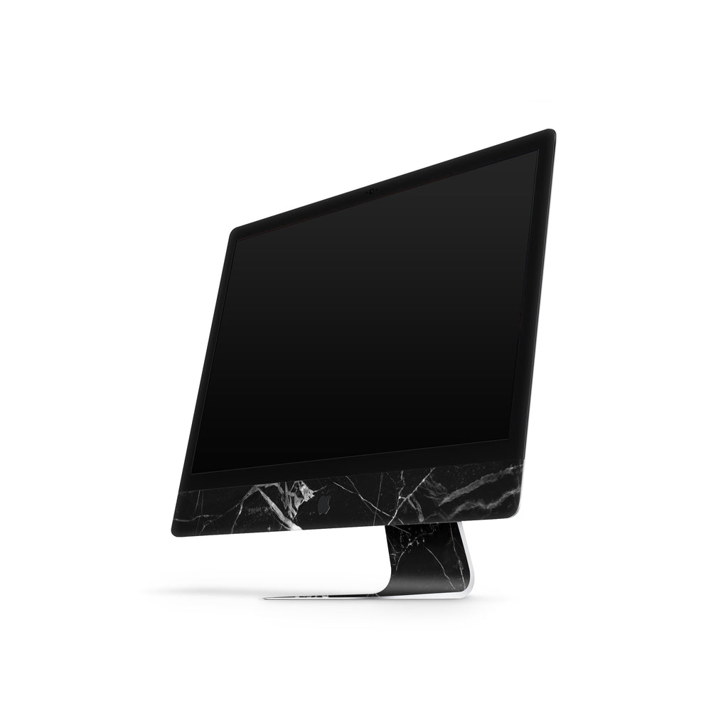 Black Hyper Marble iMac Skin