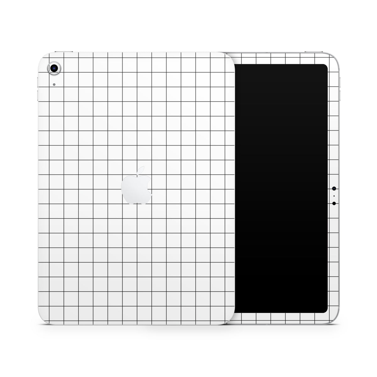 White Grid iPad Air 11-inch (M2, 2024) Skin
