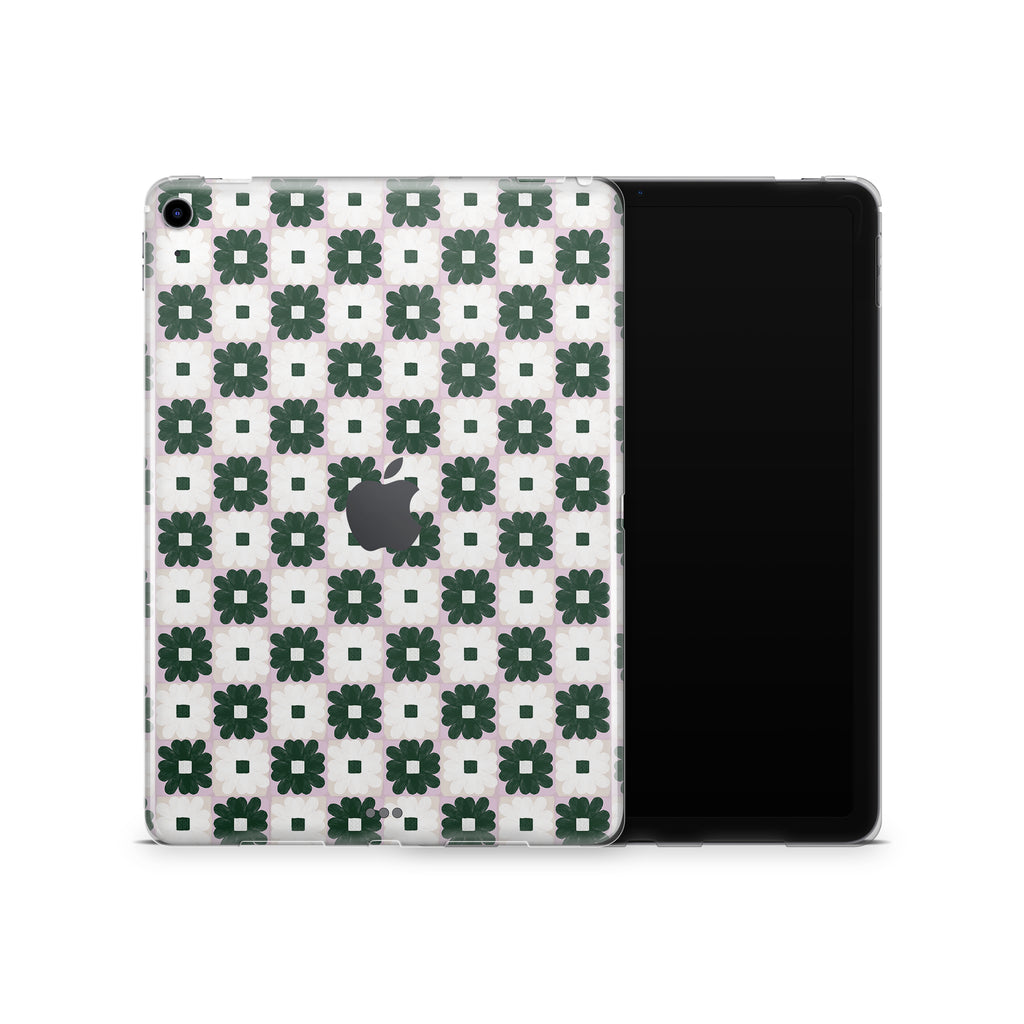 Daisy Quilt iPad Skin + Case