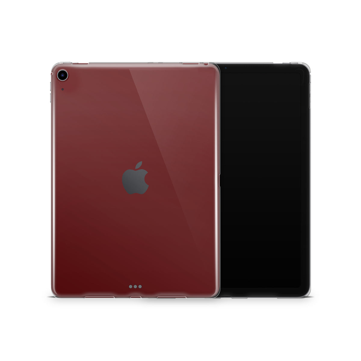 Deep Red iPad Skin + Case