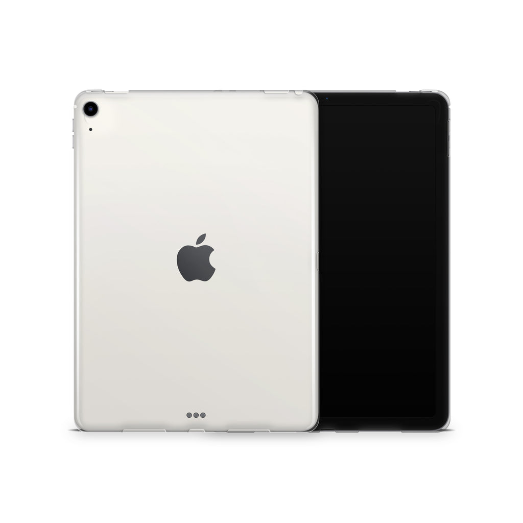 Ivory White iPad Skin + Case