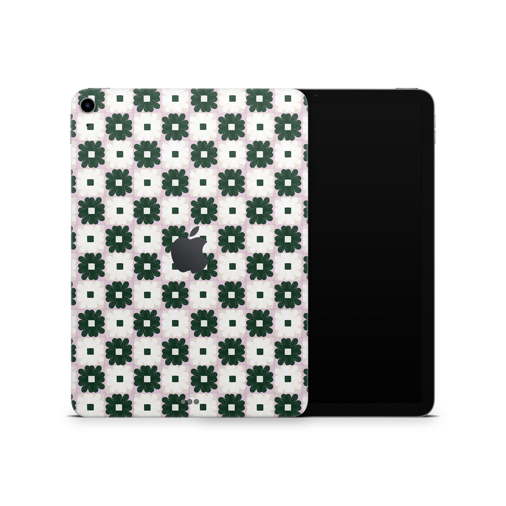 Daisy Quilt iPad Skin + Case