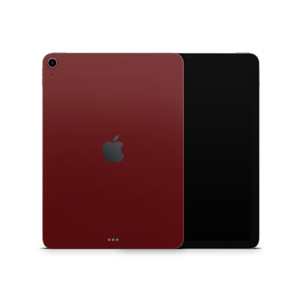 Deep Red iPad Skin + Case