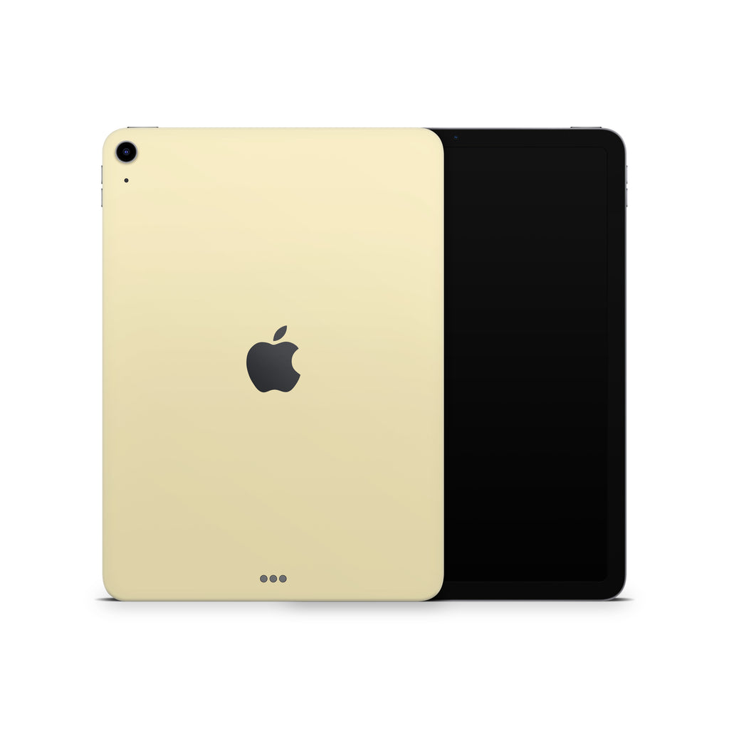 Soft Yellow iPad Skin + Case